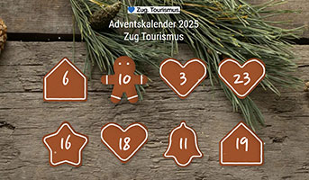 Zug Tourismus Adventskalender