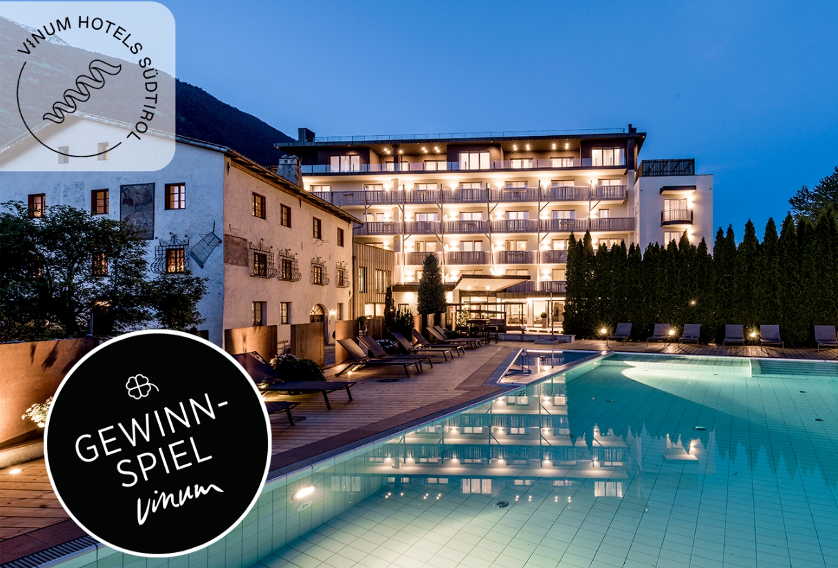 vinum.eu Wettbewerb: Aufenthalt im Vinum Hotel Matill gewinnen