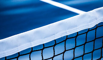 Blauer Tennis Court