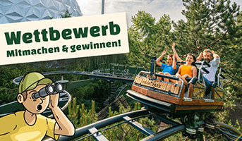 Familie in Achterbahn